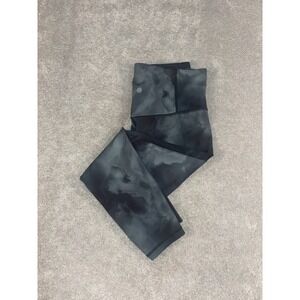 Athleta Women's Elation Printed 7/8 Tight‎ 657538 Green Blue Dye Sz M Leggings